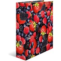 HERMA Archivador de anillas con palanca Frutas con motivo Frutas del bosque- A4- 70 mm- con estampado interior- 1…